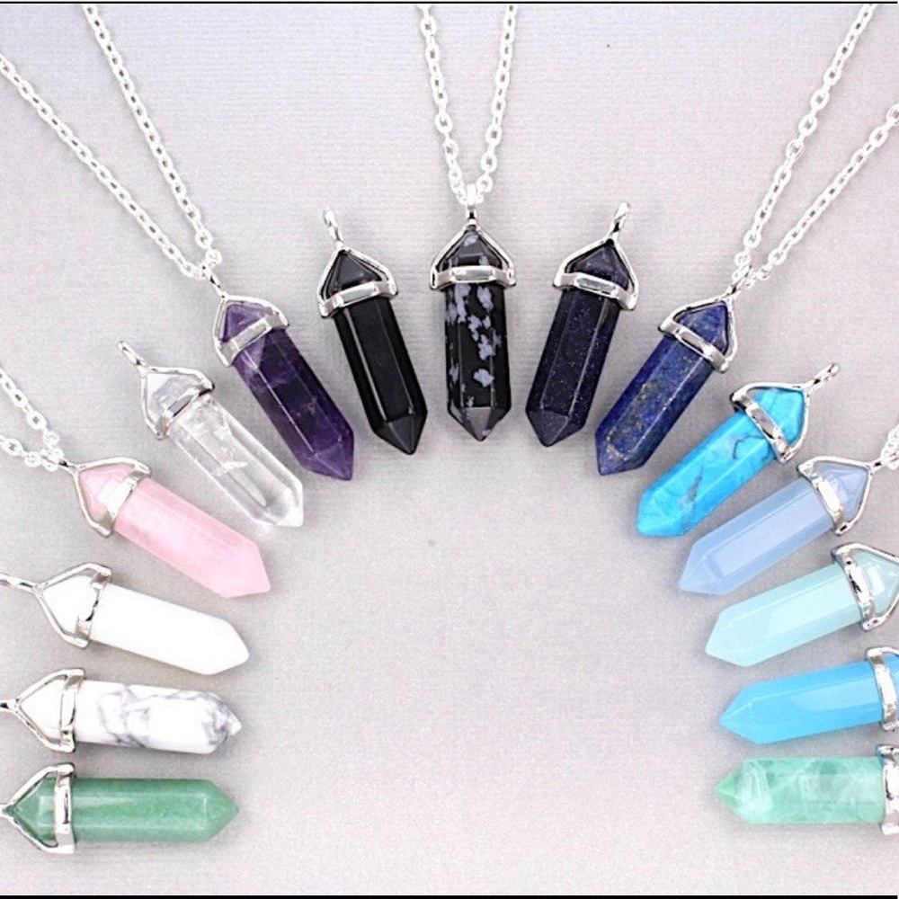 Healing Crystal Pendant necklace